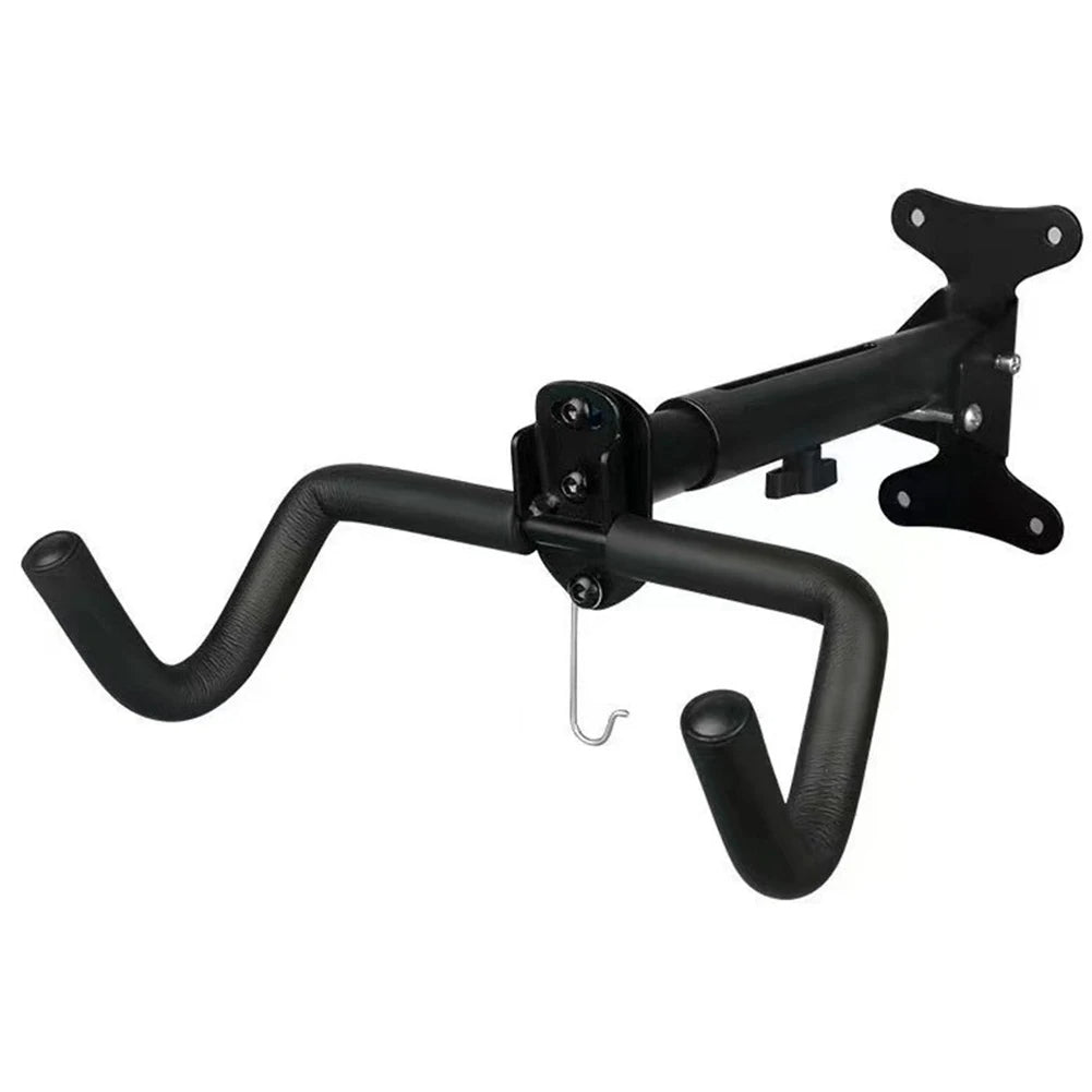 Bike Wall Mount Rack Foldable Bicycle Hanger With Rim Protection