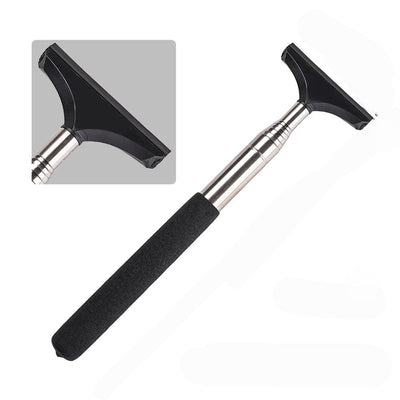 Extendable Car Rearview Mirror Wiper With Long Handle For Easy Cleaning
