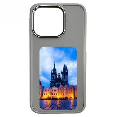 E-Ink Screen Phone Case Shockproof Cover With Selfie Projection For IPhone