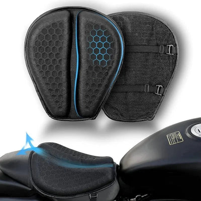 Honeycomb Gel Motorcycle Seat Cushion Comfortable Pressure Relief Pad