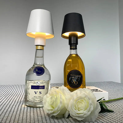 Portable LED Wine Bottle Lamp Rechargeable Ambient Light For Bars