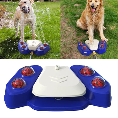 Automatic Pet Water Sprinkler Toy For Outdoor Dog Bath And Play