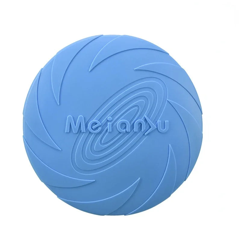 Silicone Dog Frisbee Interactive Flying Disc For Puppy Training Outdoor Play