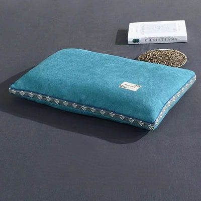 Buckwheat Hull Neck Pillow For Side And Back Sleepers Support