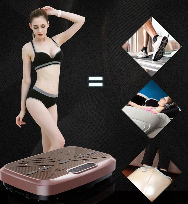 Body Shaping Vibration Plate Exercise Machine For Full Body Workout