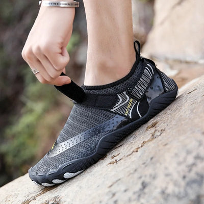 Breathable Water Shoes Unisex Aqua Slip-On With Double Buckle