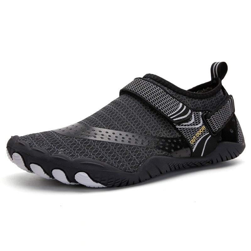 Breathable Water Shoes Unisex Aqua Slip-On With Double Buckle
