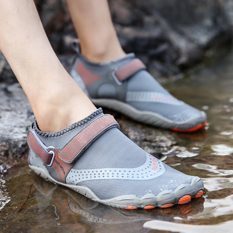 Breathable Water Shoes Unisex Aqua Slip-On With Double Buckle