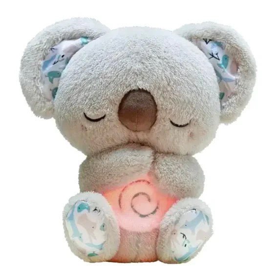 Breathing Bear Soothing Plush Otter Doll With Music And Lights