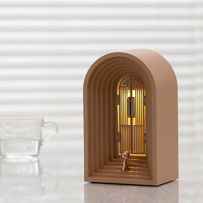 Nordic Bluetooth Speaker Night Light Cozy Door Shape Atmosphere Lamp