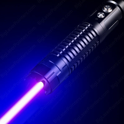Burning Blue Tactical Laser Torch Powerful Military Grade Flashlight