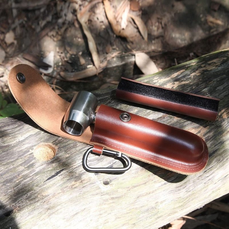 Bushcraft Hand Auger With Durable Wrench For Outdoor Use