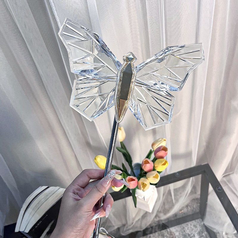 Acrylic LED Butterfly Table Lamp USB Powered Decorative Light