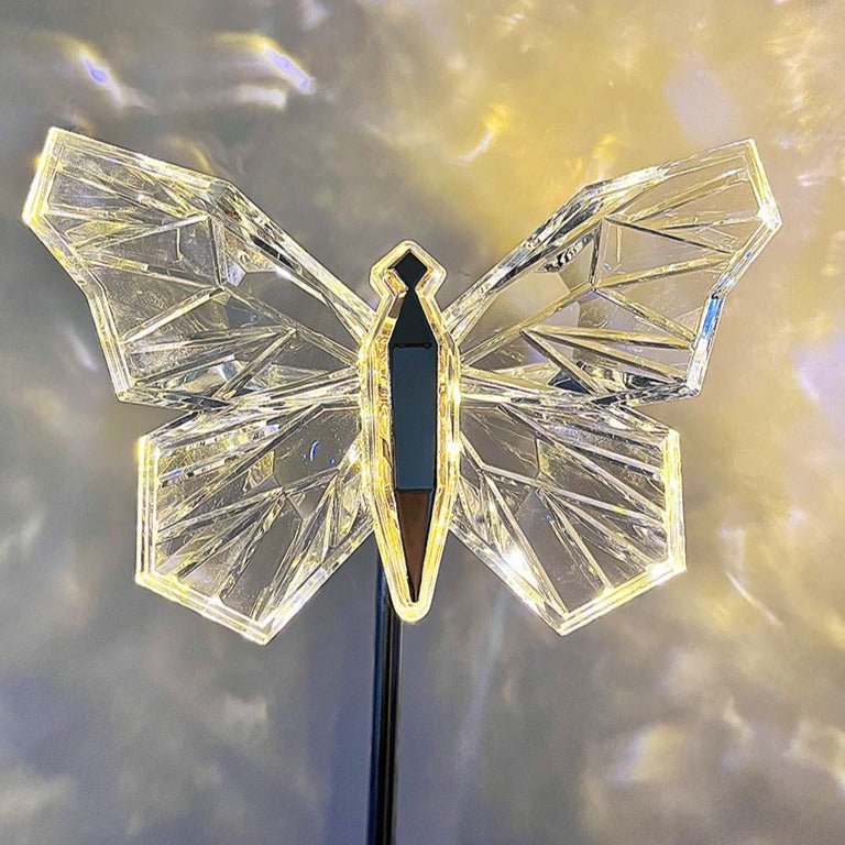 Acrylic LED Butterfly Table Lamp USB Powered Decorative Light