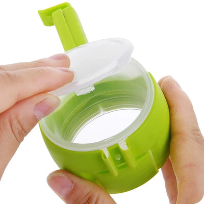 Food Storage Bag Sealing Clips With Pour Spout Plastic Cap Clamps