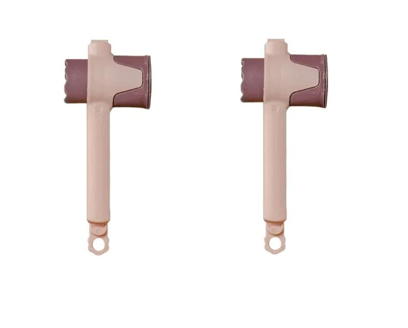 Food Storage Bag Sealing Clips With Pour Spout Plastic Cap Clamps