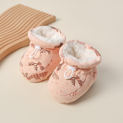 Warm Baby Boots Soft Fur Cozy Infant Shoes For Winter