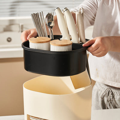 Kitchen Storage Holder Large Capacity Chopstick Spoon Cutlery Organizer