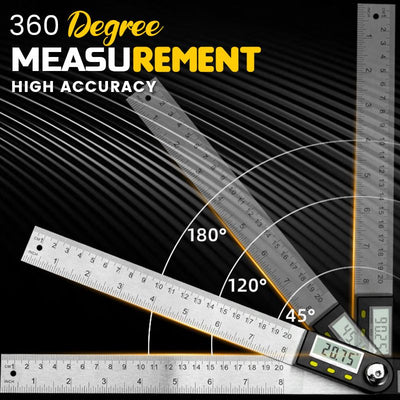 Digital Angle Ruler With Clear Digital Display For Precise Measurement
