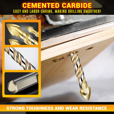 Mintiml Triangle Drill Bit Set High Hardness Alloy Durable