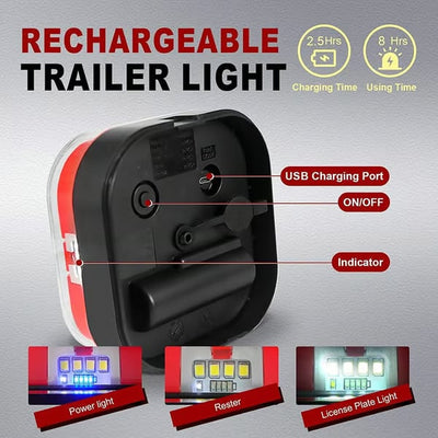 Wireless Trailer Lights Set For Easy Installation And Reliable Performance