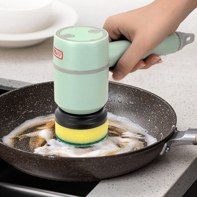 Electric Cleaning Brush Rechargeable Wireless USB For Kitchen Bathroom