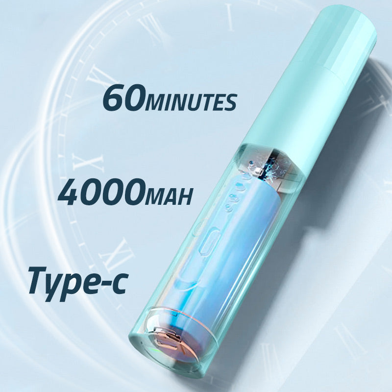 2-in-1 Rechargeable Straightening Comb Long-Lasting Hair Styler