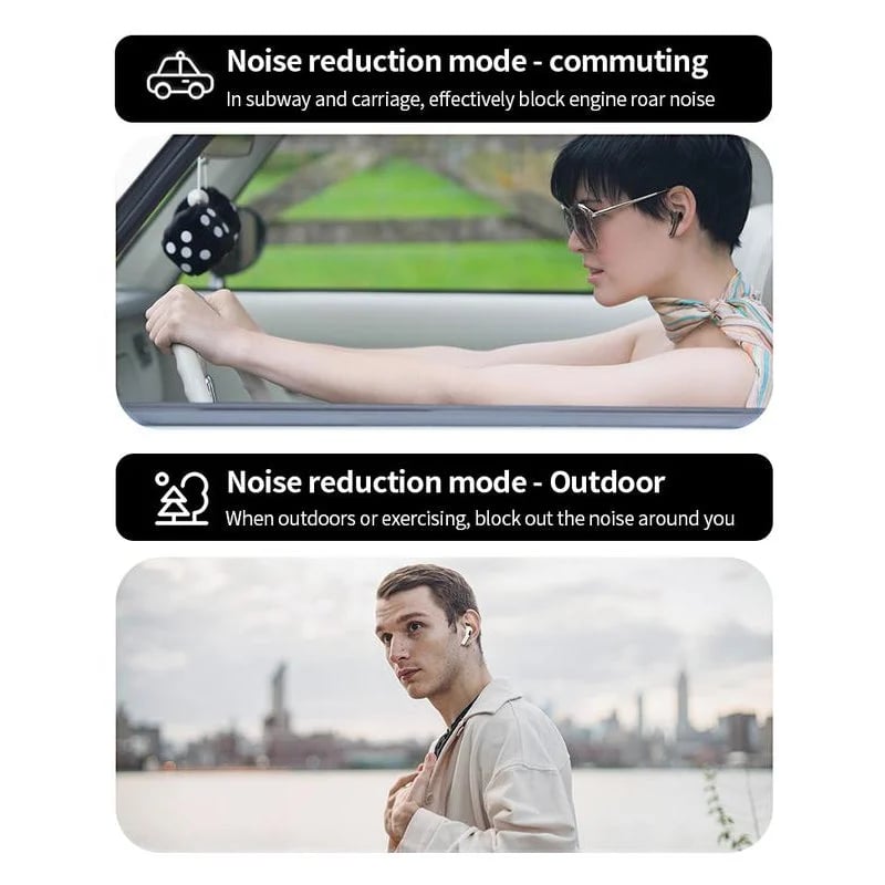 Noise Cancelling Bluetooth Earbuds With Superior Sound And Comfort