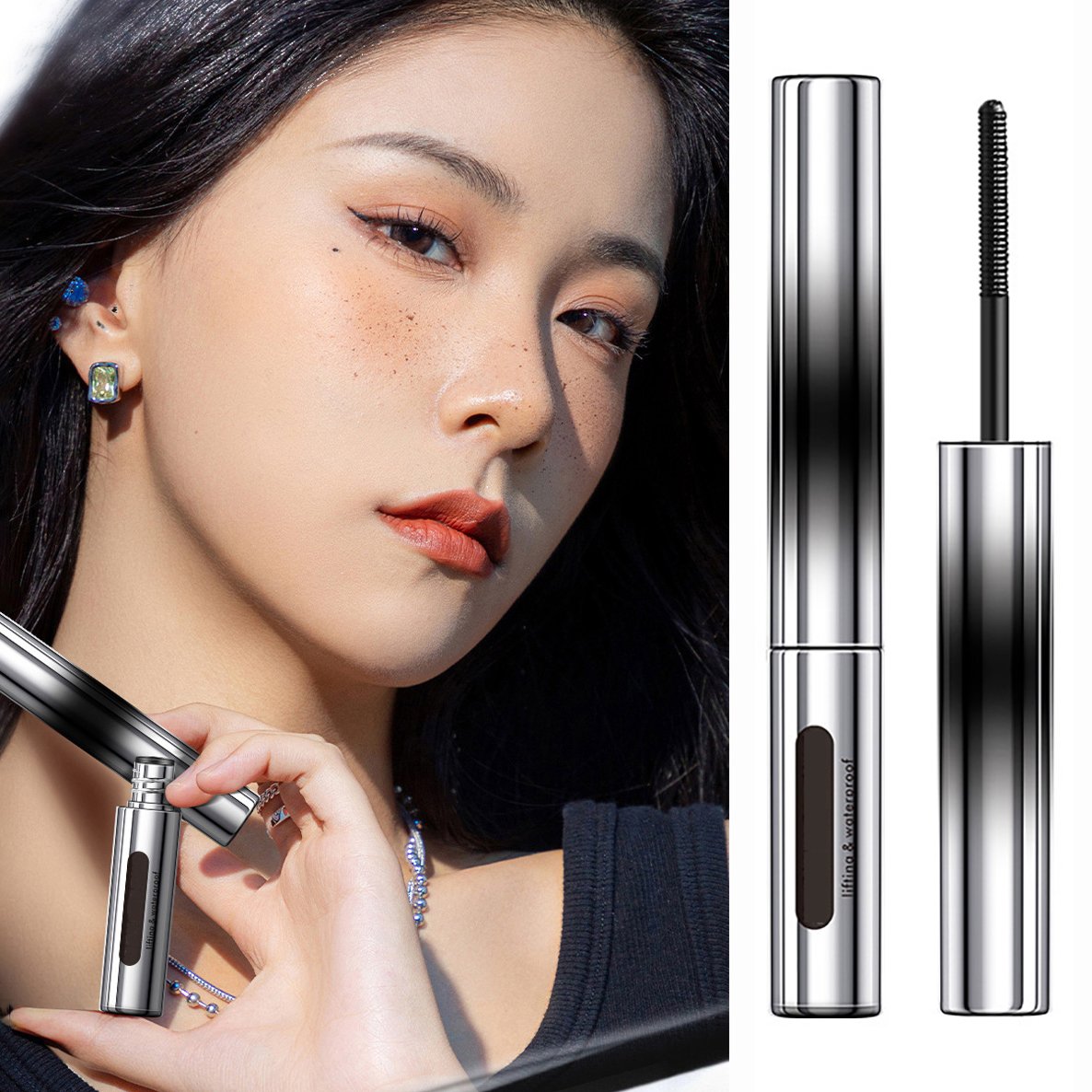 Iron Wand Mascara Volumizing Long Lash Curling Formula