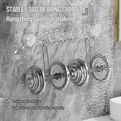 Rotating Suction Cup Hooks With Corrugated Row And Sturdy Hooks