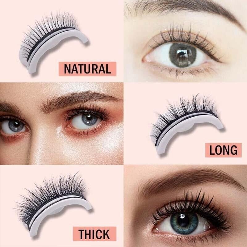 Reusable Self-Adhesive Eyelashes Long Lasting Natural Look