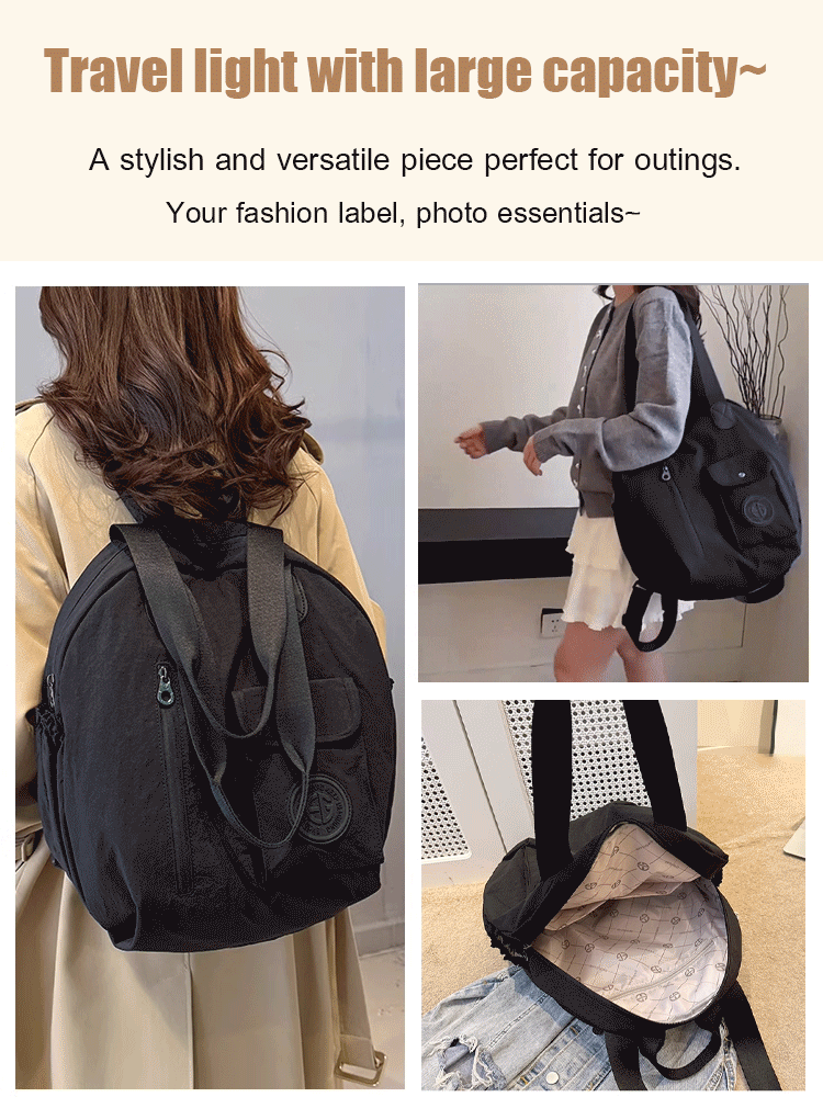 Waterproof Backpack Large Capacity Multi Carry Travel Bag