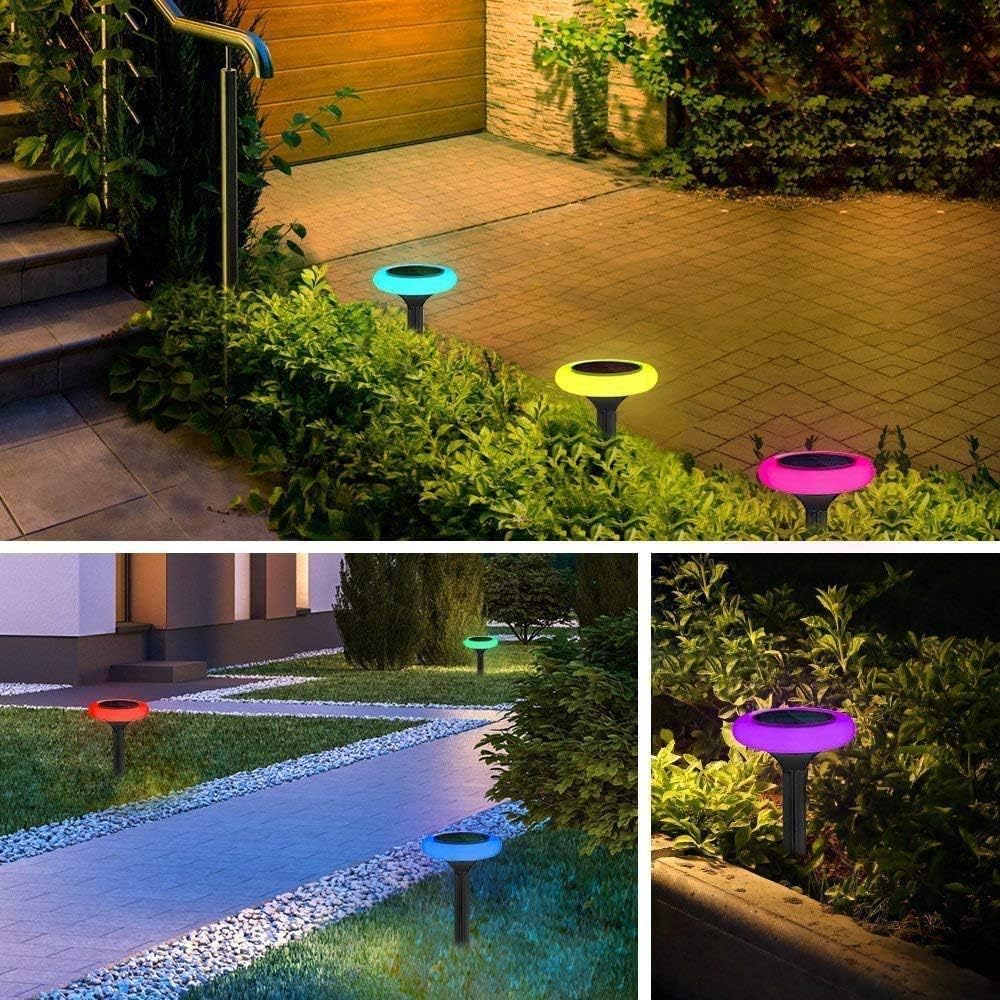 Colorful Solar Lights Outdoor Decorative Garden Lighting