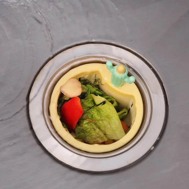 Cactus Automatic Sink Strainer Kitchen Drain Stopper And Vegetable Filter