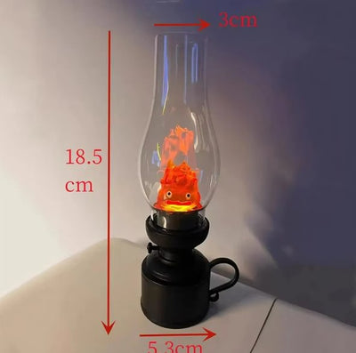 Calcifer Night Light Cartoon Anime Kerosene Lamp For Bedroom