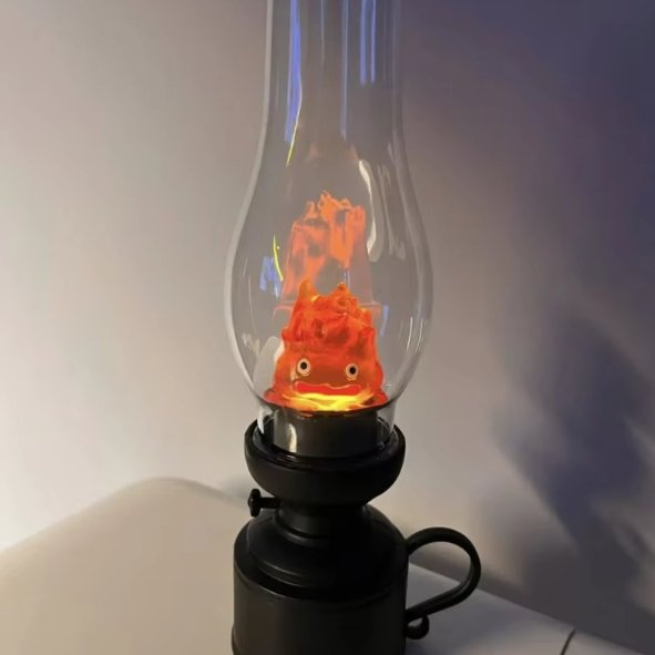 Calcifer Night Light Cartoon Anime Kerosene Lamp For Bedroom
