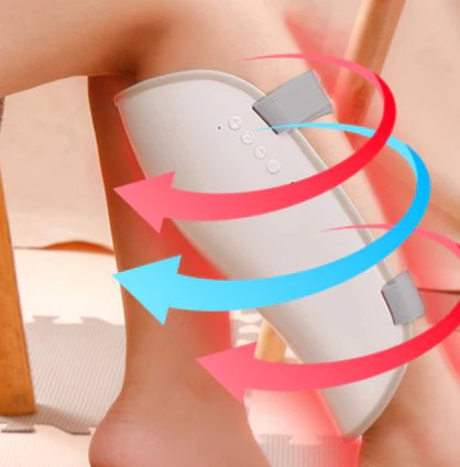 Calf Leg Massager EMS Pulse Hot Compress Pain Relief Therapy Device