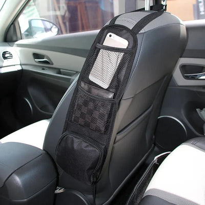 Car Backseat Organizer With Tablet Holder And Multiple Storage Pockets