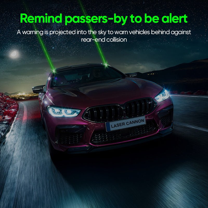 Car Beam Warning Light Laser Strobe Auto Driving Safety Signal