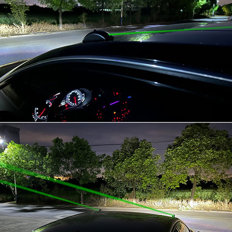 Car Beam Warning Light Laser Strobe Auto Driving Safety Signal