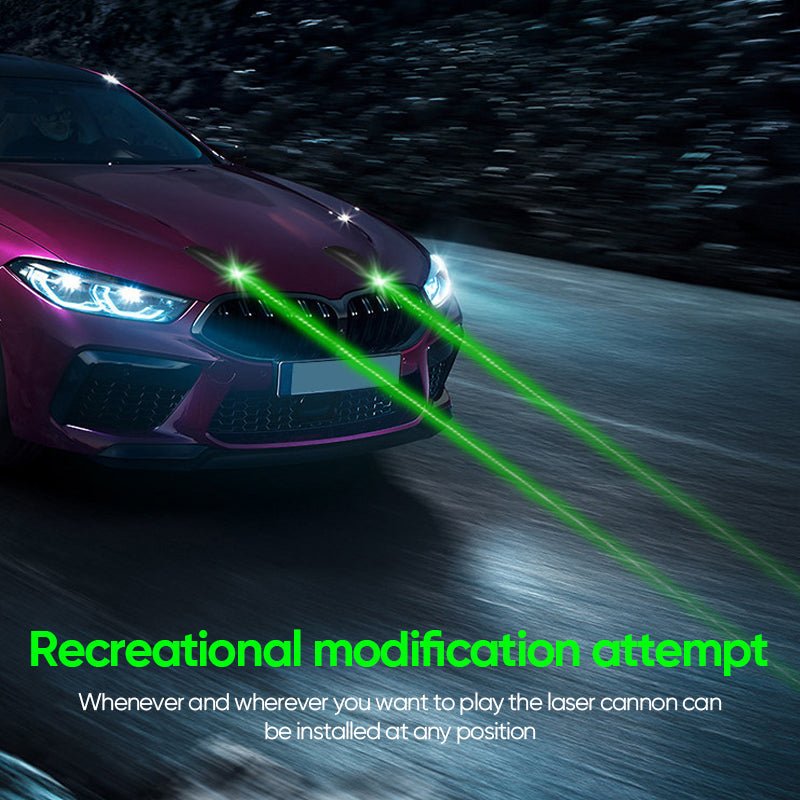Car Beam Warning Light Laser Strobe Auto Driving Safety Signal