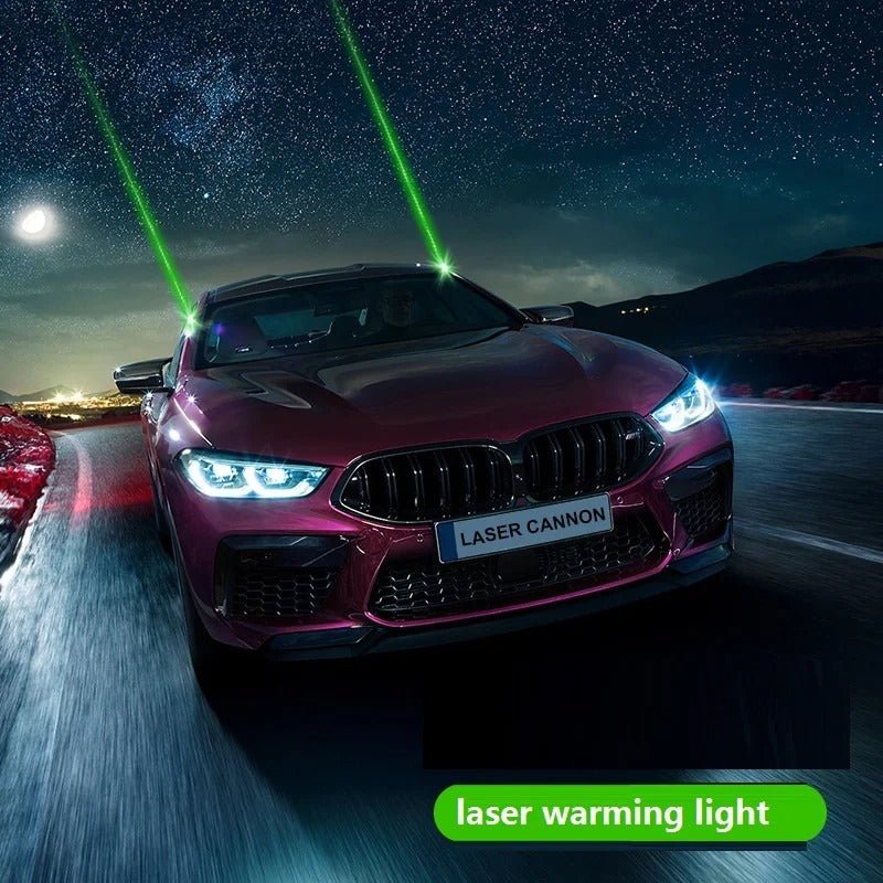 Car Beam Warning Light Laser Strobe Auto Driving Safety Signal