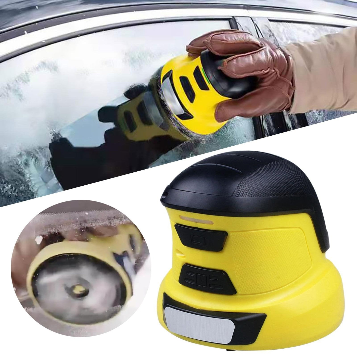 Electric Ice Scraper USB Rechargeable Car Snow Remover Tool