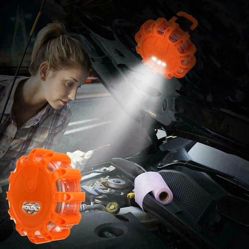 Car Emergency Lights USB Rechargeable LED Road Safety Flares