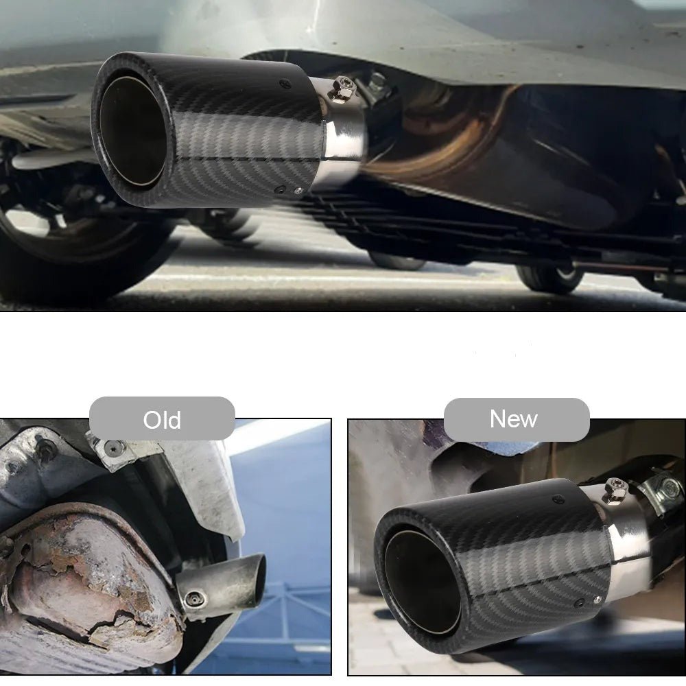 Car Exhaust Pipe LED Light Motorcycle Tail Glow Lamp Accessory