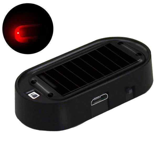 Car Flashing LED Light Solar Powered Dummy Security Alarm Light