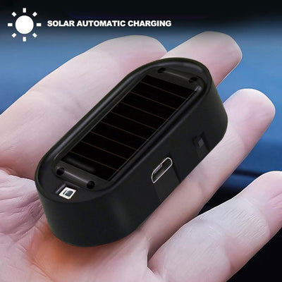 Car Flashing LED Light Solar Powered Dummy Security Alarm Light