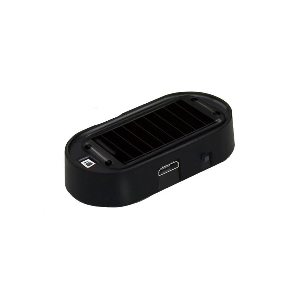 Car Flashing LED Light Solar Powered Dummy Security Alarm Light