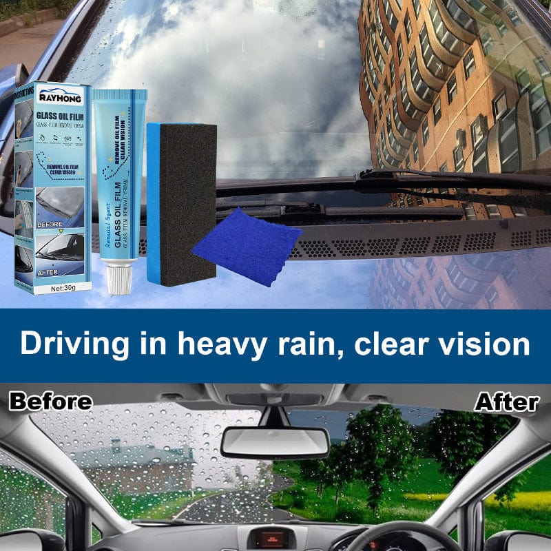 Car Glass Oil Film Cleaner Water Spot Remover Polishing Degreaser