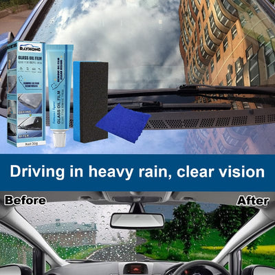 Car Glass Oil Film Cleaner Water Spot Remover Polishing Degreaser